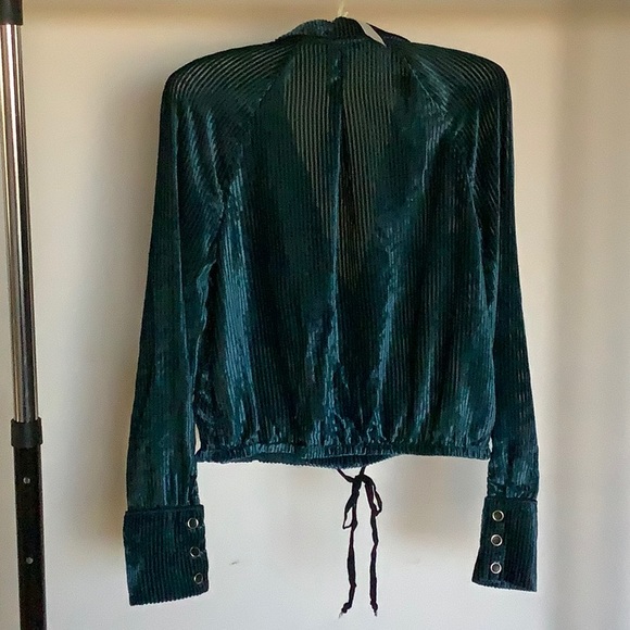 Free People velvet top - Picture 2 of 3